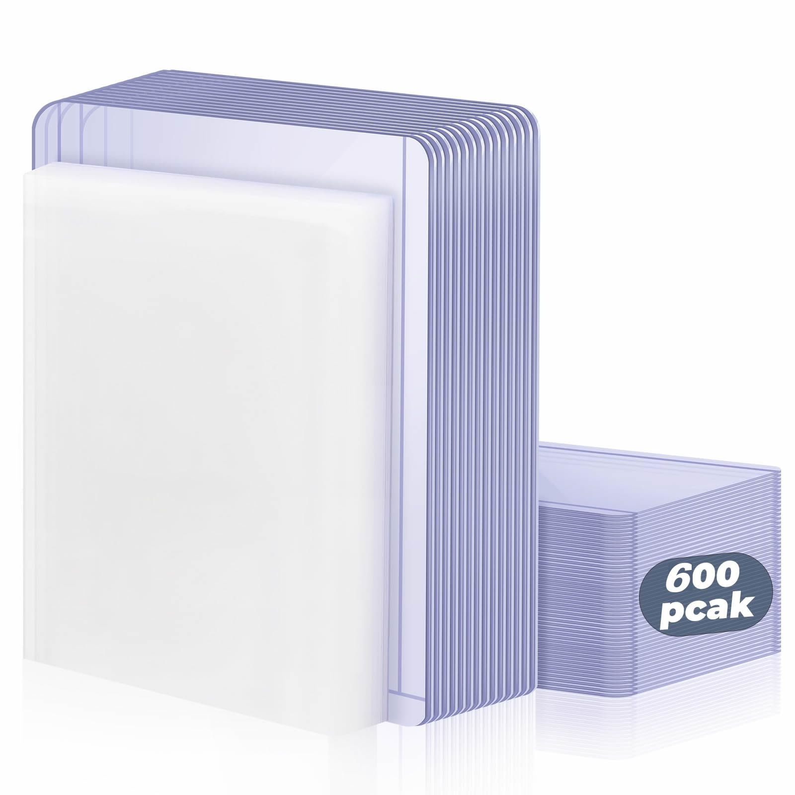 Card Penny Sleeve - 100-600 ชิ้น ซองใส่การ์ดแบบแข็งและแบบนิ่ม พร้อมฟิล์มป้องกันใส สำหรับการ์ดสะสมกีฬาฟุตบอล